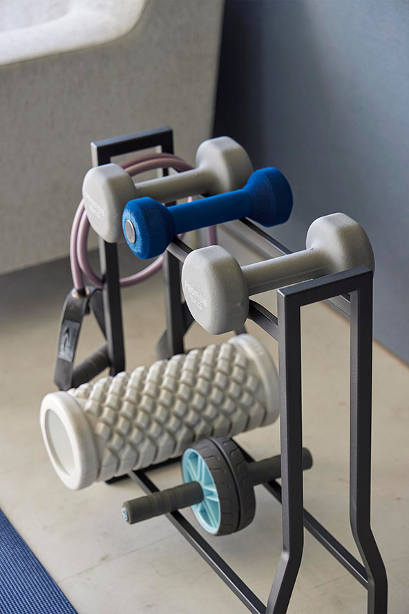 ダンベルラック タワー ホワイト