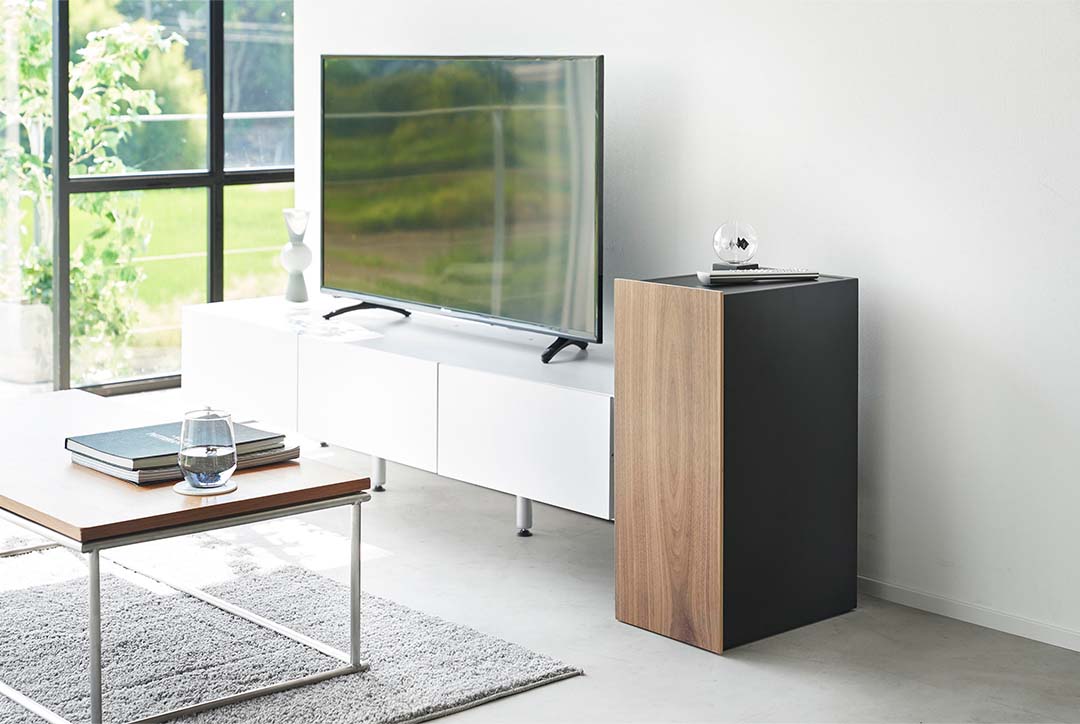 ゲーム機収納ラック タワー ブラック