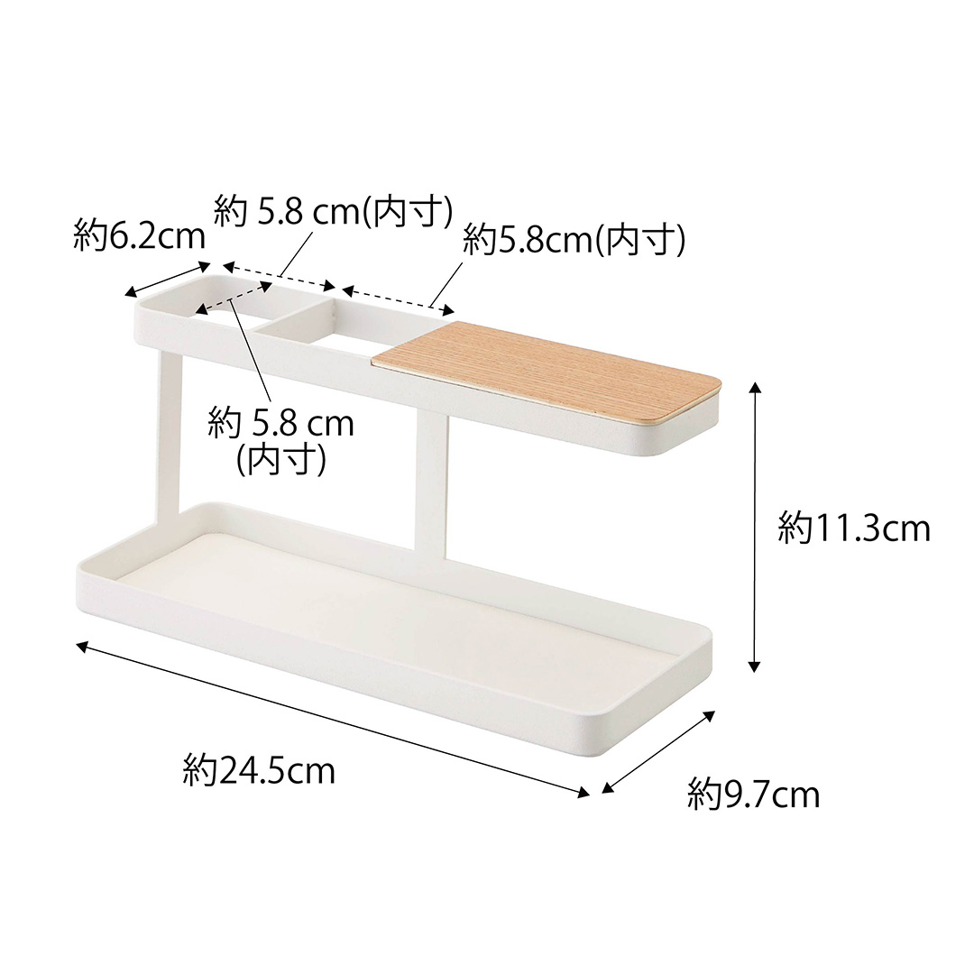 デスクバー タワー ホワイト