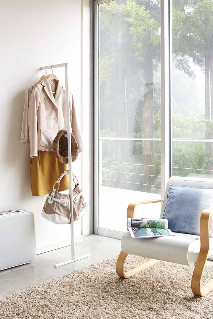 スリムコートハンガー ライン ホワイト