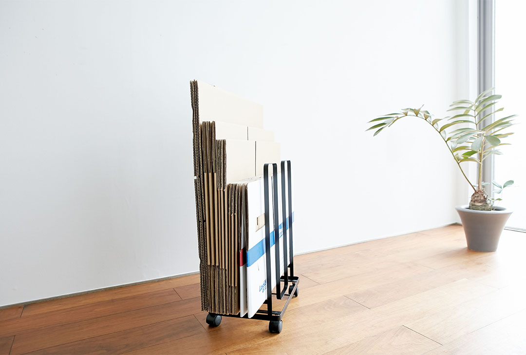 ダンボールストッカー タワー ホワイト