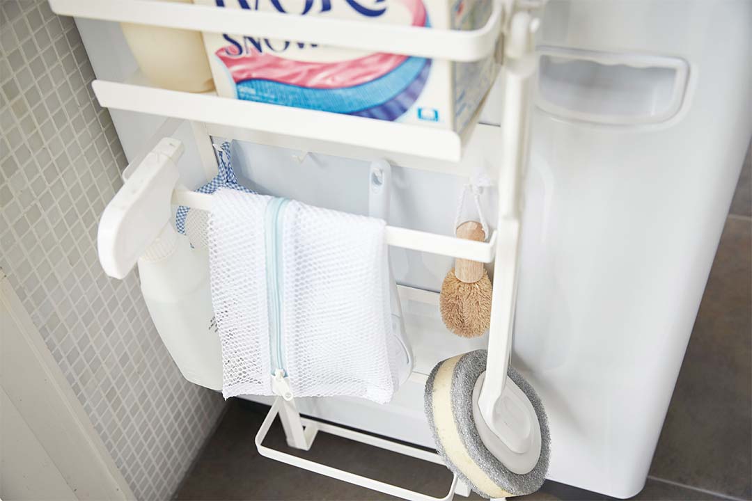 洗濯機横マグネット収納ラック プレート ホワイト