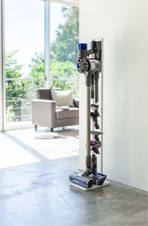 コードレスクリーナースタンド プレート ホワイト