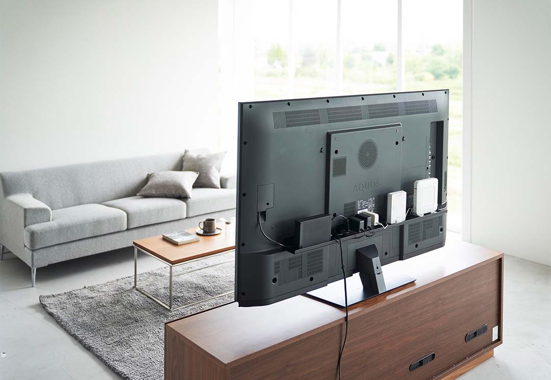 テレビ裏ラック スマート ワイド100 ブラック