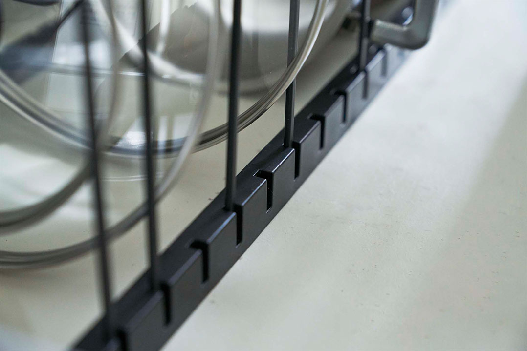 シンク下 伸縮鍋蓋＆フライパンスタンド タワー ホワイト