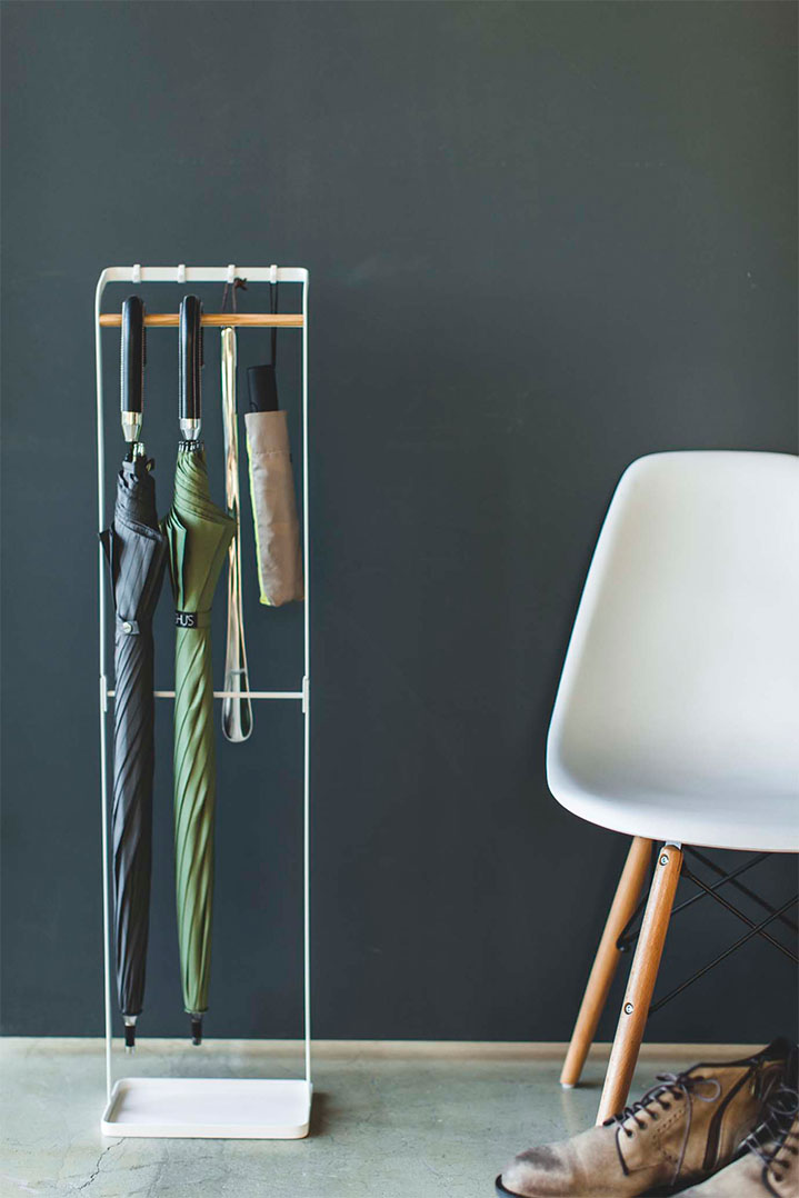 引っ掛けアンブレラスタンド タワー ホワイト