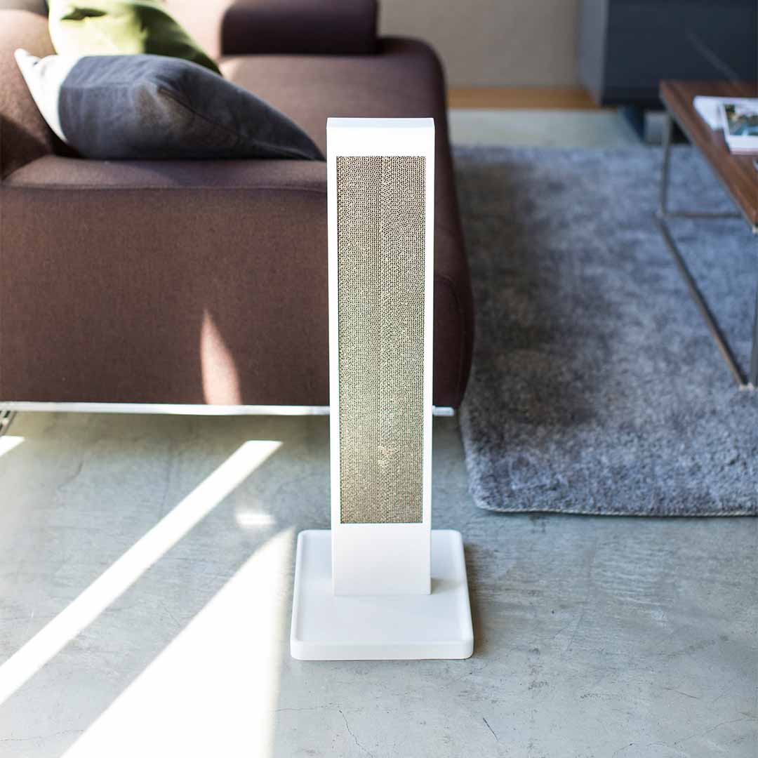 猫の爪とぎスタンド タワー ホワイト