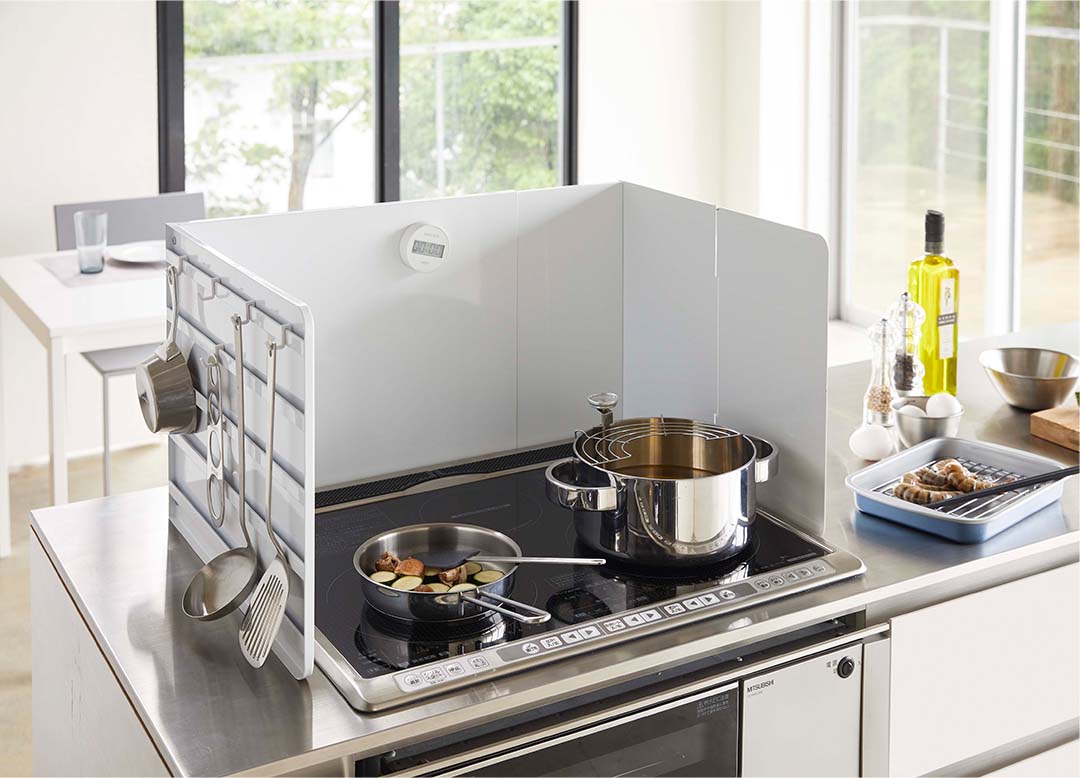 伸縮レンジガード タワー ホワイト