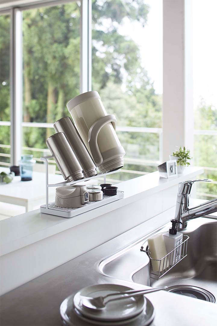 ワイドジャグボトルスタンド タワー ホワイト