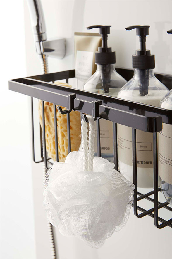 マグネットバスルームバスケット タワー ホワイト