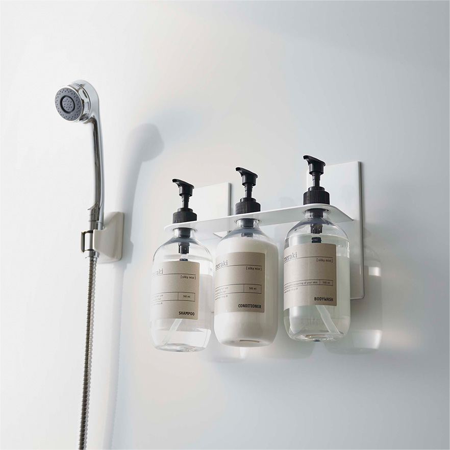 マグネットディスペンサーホルダー タワー 3連 ホワイト