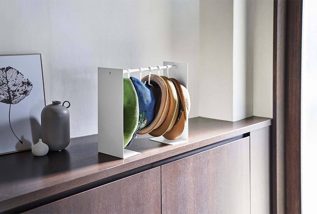 帽子収納スタンド タワー ホワイト