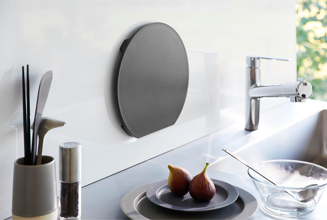 食洗機対応 マグネット抗菌まな板 タワー ラウンド ホワイト