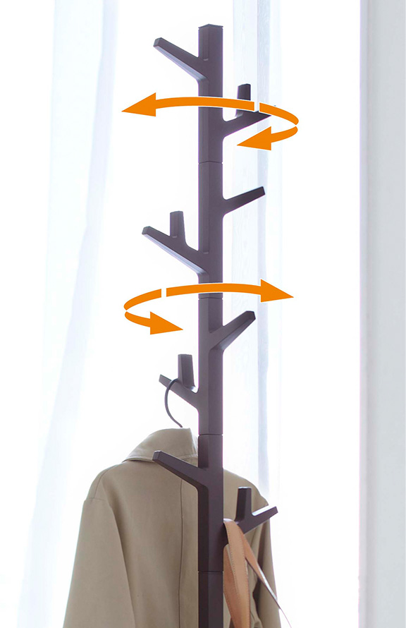 ポールハンガー ブランチ ホワイト