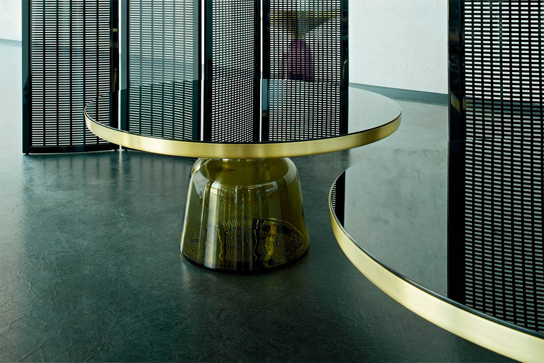 BELL COFFEE TABLE（脚カラー：クオーツグレー） 真鍮