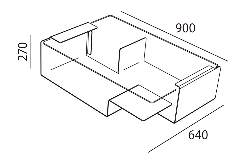 DIANA D SIDE TABLE シグナルホワイト