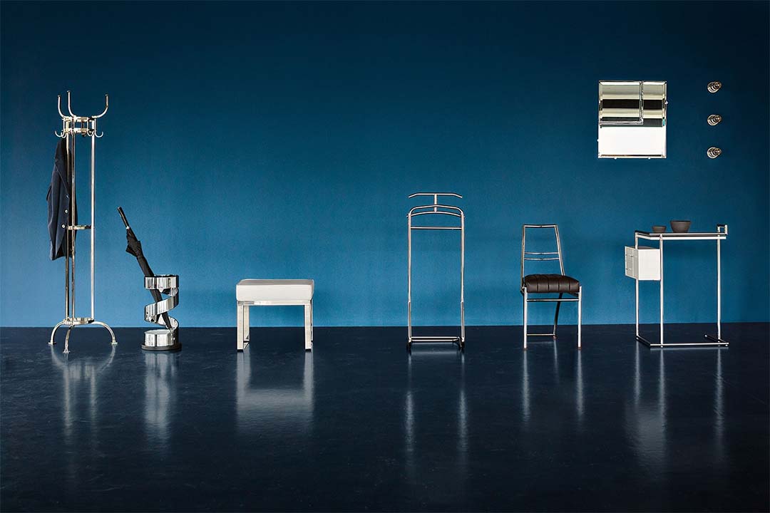 USHA 傘立て クローム