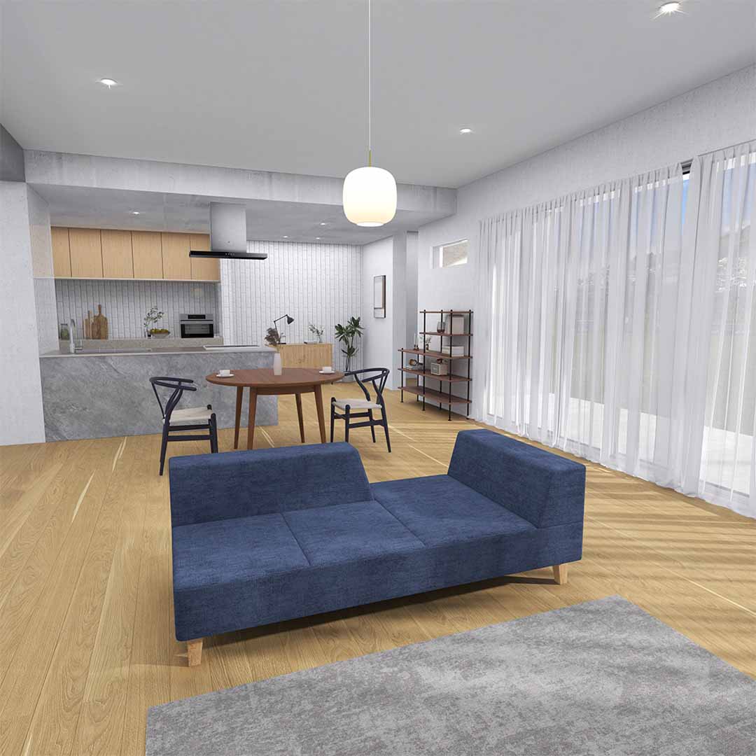 PIVO 2.5人掛け 左肘付(脚カラー:ナチュラル) GROUP4-HUダークグリーン