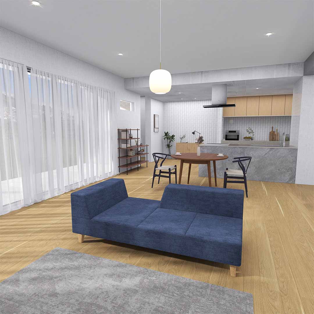 PIVO 2.5人掛け 右肘付（脚カラー：ナチュラル） GROUP4-HUダークグリーン