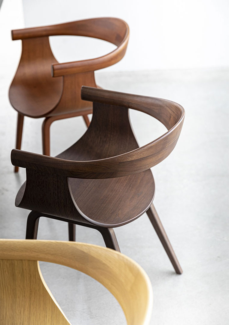 Nagi アームチェア（脚カラー：ウォールナット） ウォールナット