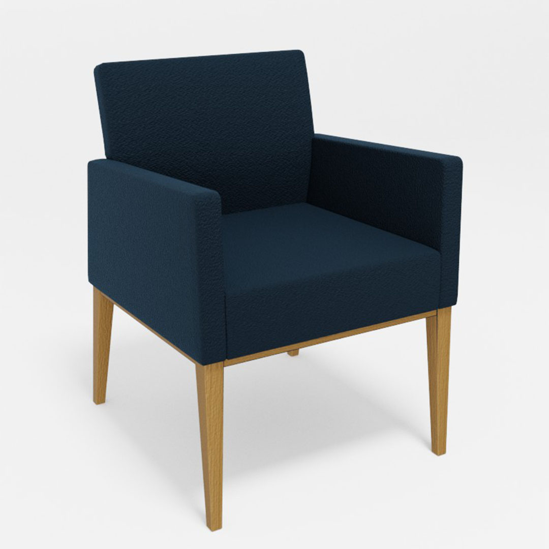 ロッタダイニングチェア肘付(脚カラー:CKOS) ディナミカ9176