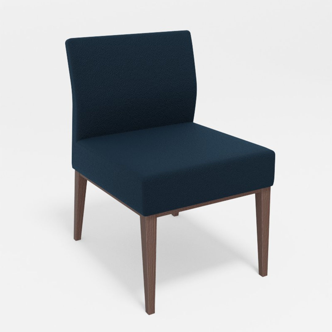 ロッタダイニングチェア肘なし(脚カラー:CBBS) ディナミカ9180