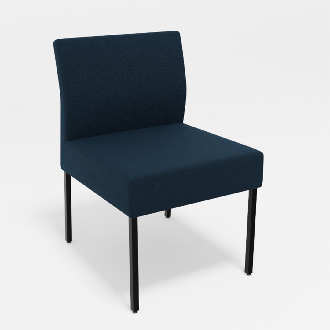 ロッタダイニングチェア肘なし（脚カラー：ブラック） ディナミカ9185