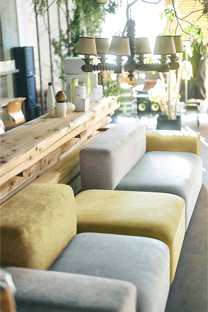 COLON sofa 2seater right arm (OCEAN) オーシャン1