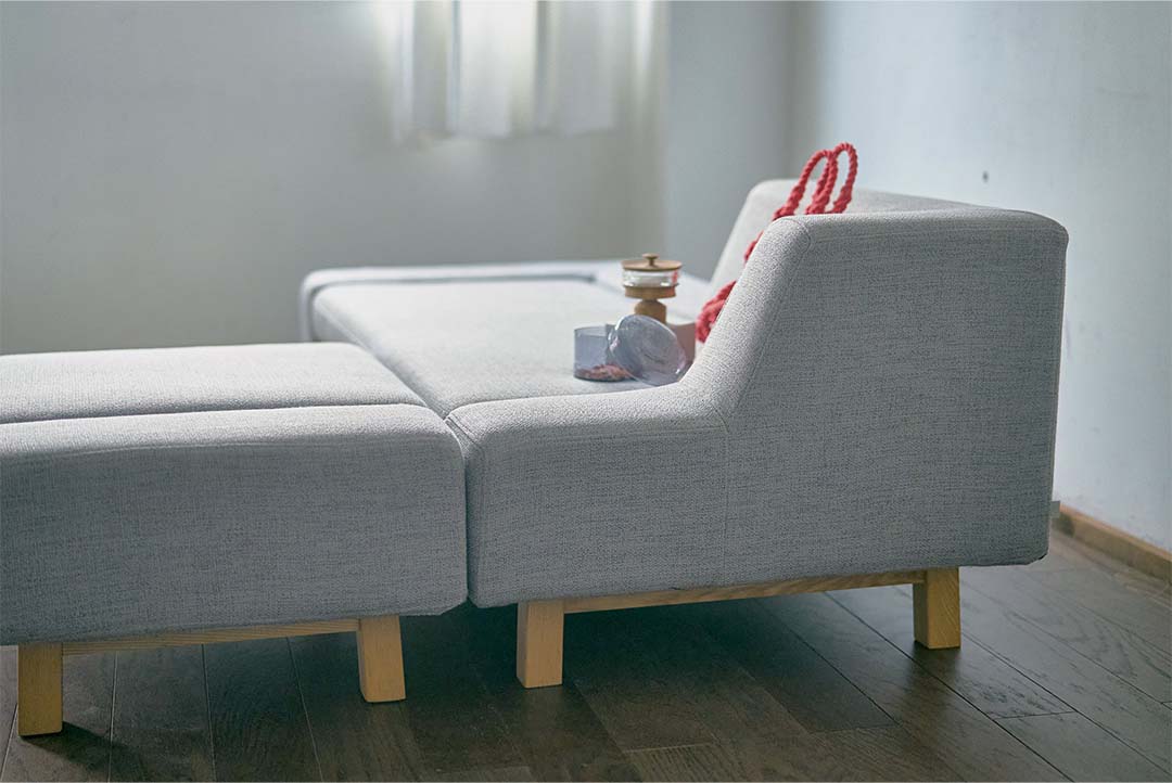 shift sofa left back チャコールグレー