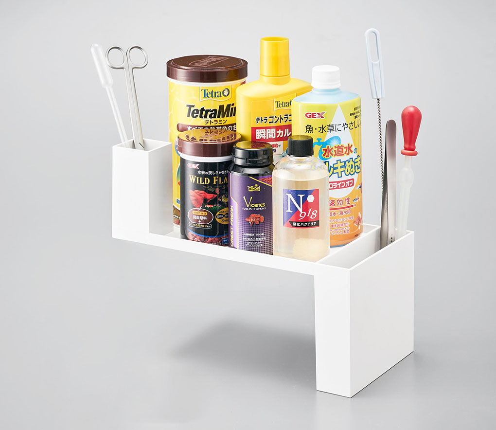 水槽横収納ボックス タワー ホワイト