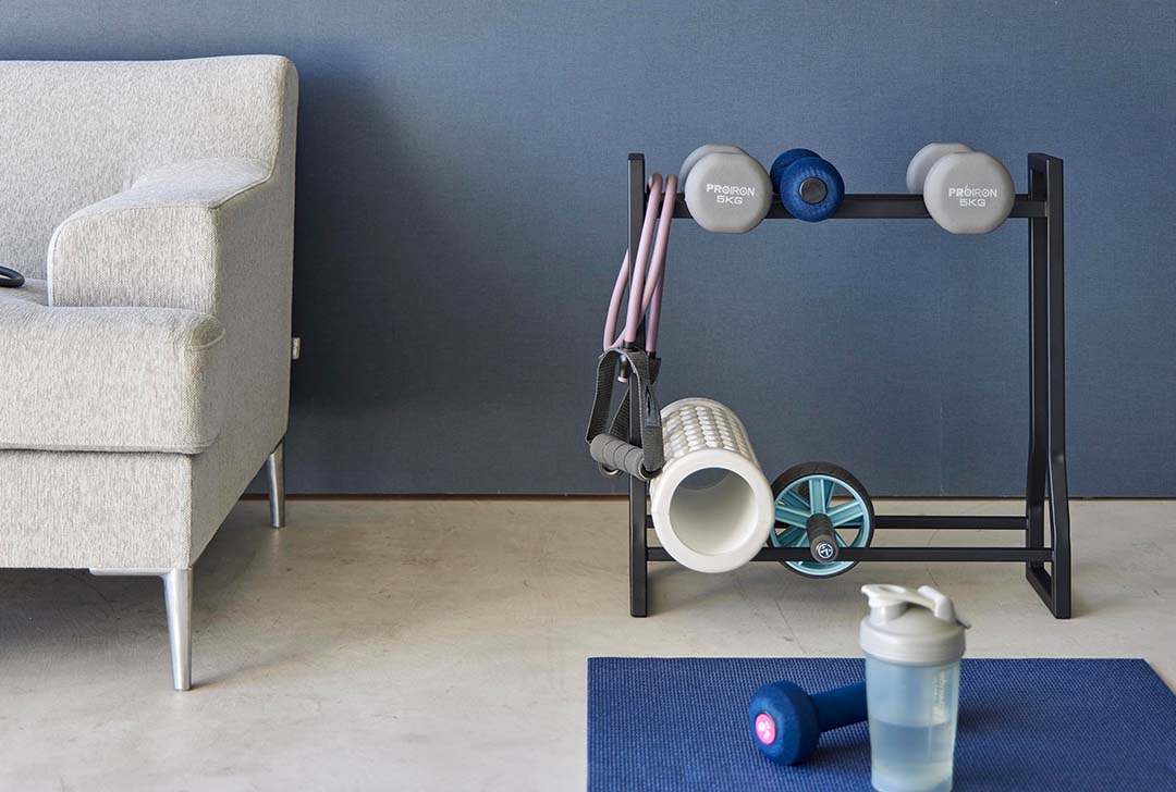 ダンベルラック タワー ホワイト