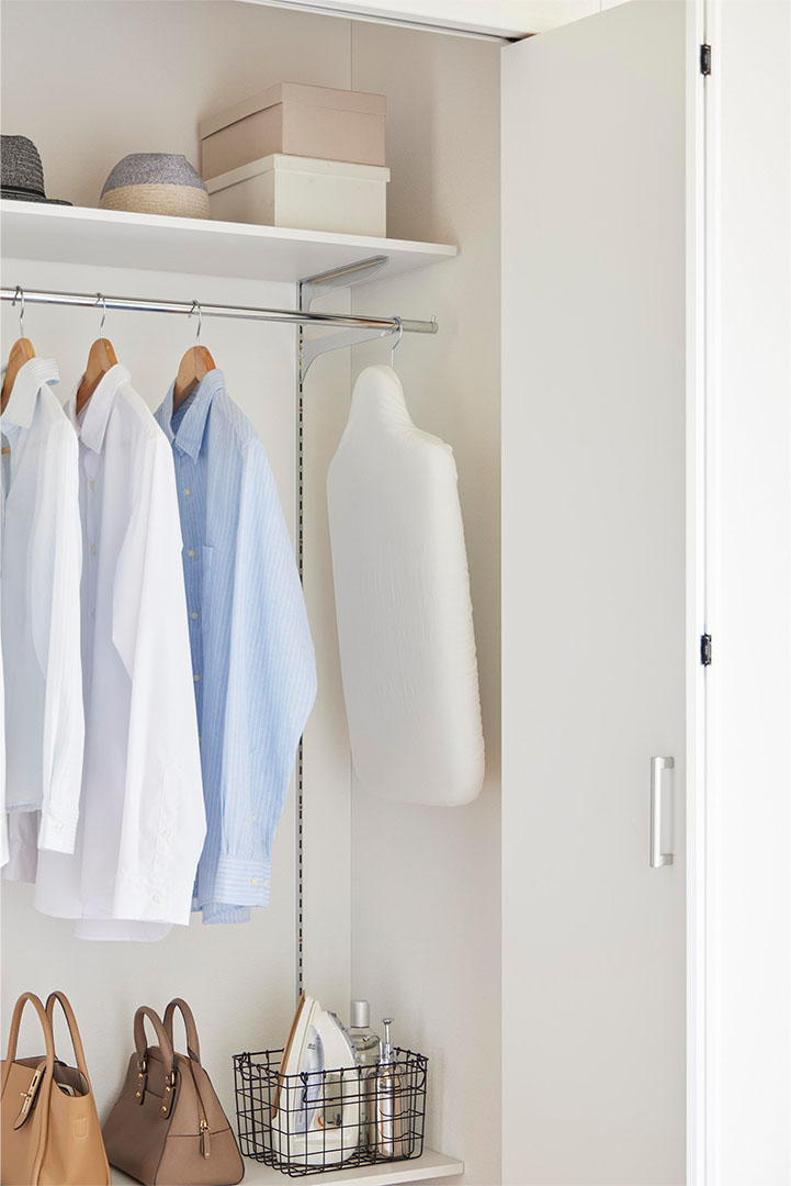 軽量人体型アイロン台 スタンダードライン ホワイト