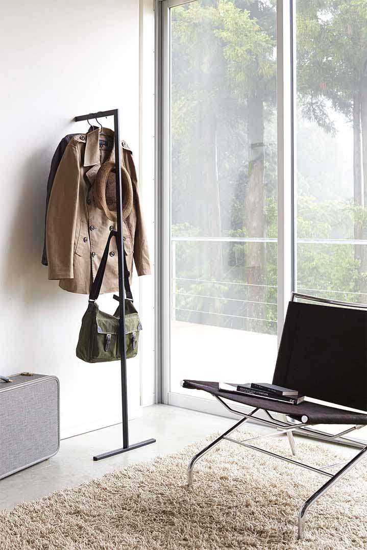 スリムコートハンガー ライン ホワイト