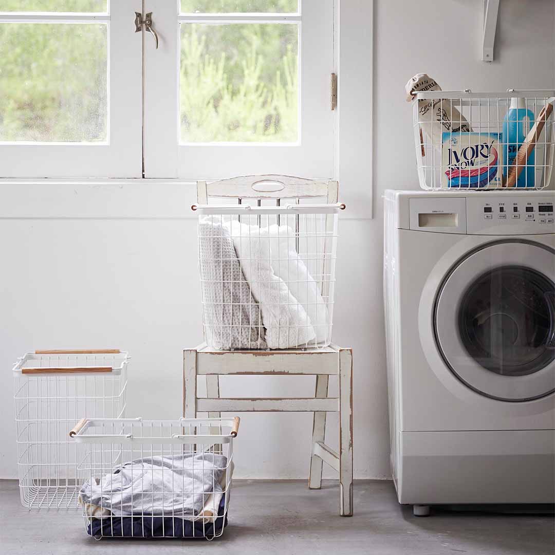 ランドリーバスケット トスカ L ホワイト