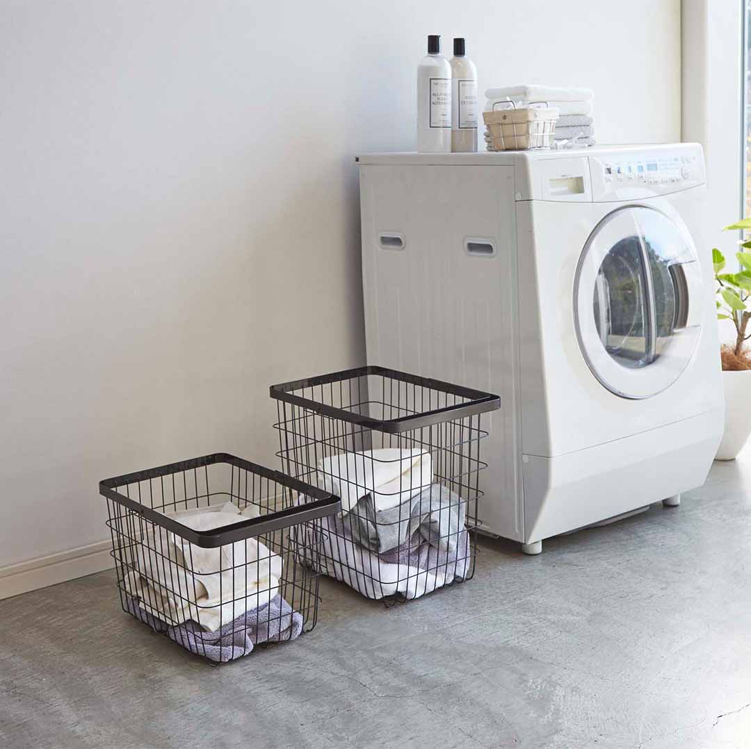ランドリーワイヤーバスケット タワー M ホワイト