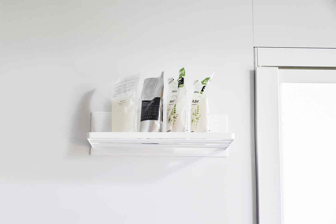 マグネットバスルーム バスタオル棚 ミスト ホワイト