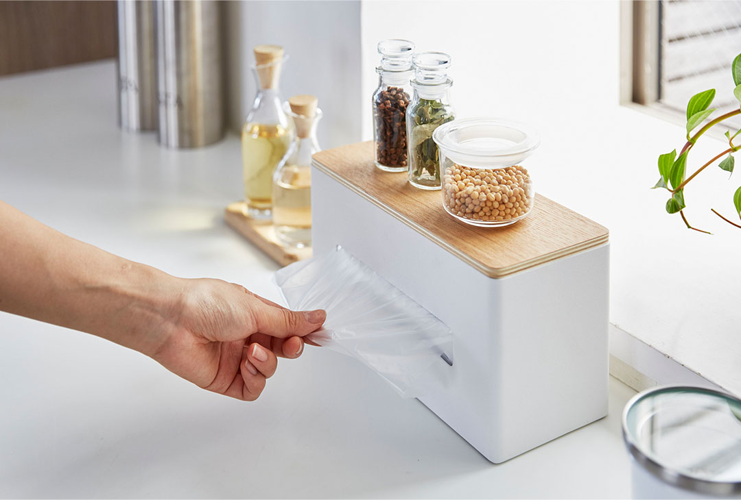 両面ティッシュケース リン ブラウン