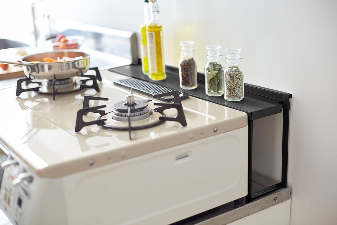 コンロ奥隙間ラック タワー ホワイト