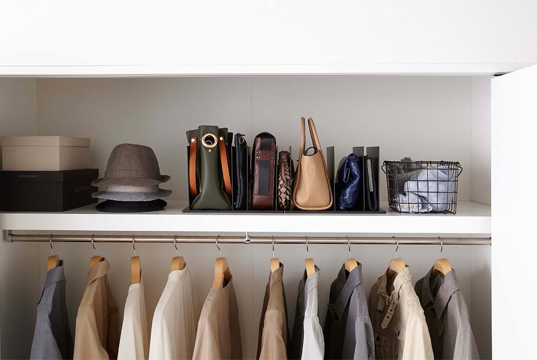 バッグ収納スタンド スマート 2個組 ホワイト