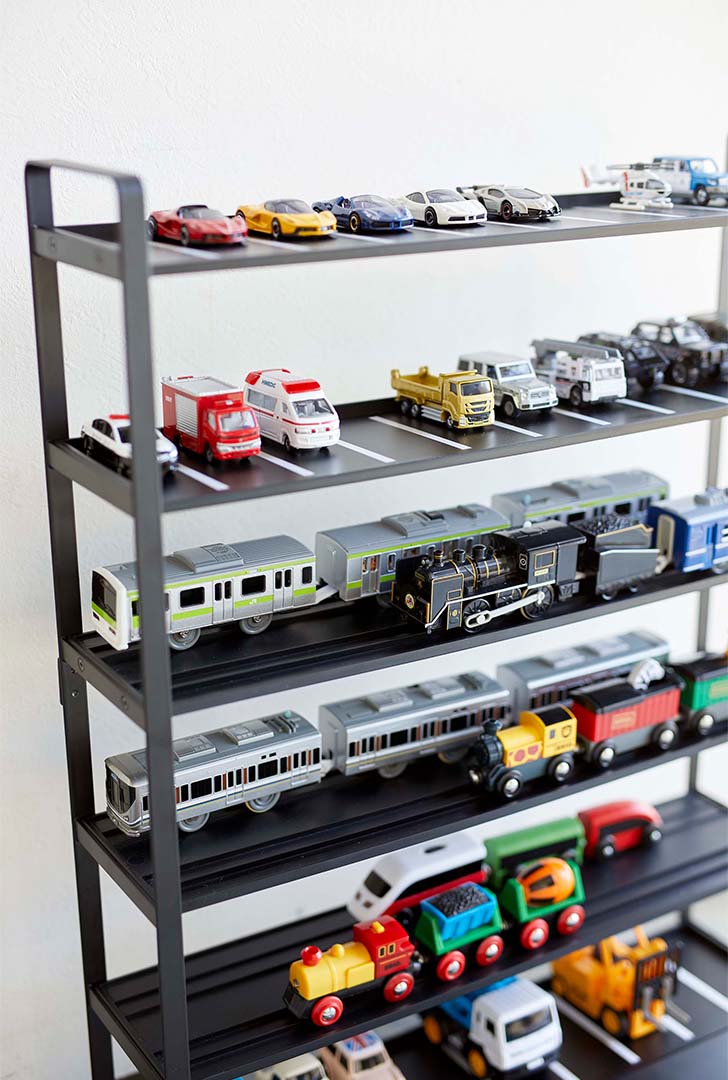 ミニカー＆レールトイラック タワー ホワイト