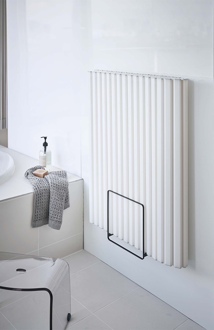 乾きやすいマグネット風呂蓋スタンド タワー ホワイト