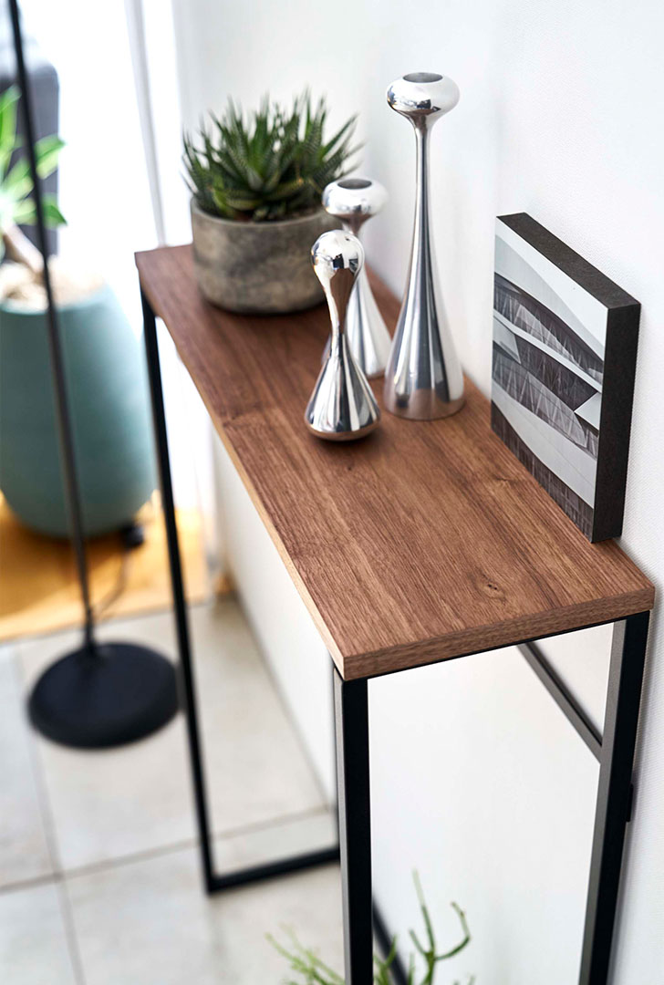 コンソールテーブル タワー ブラック