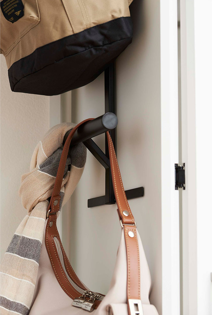 ランドセル&リュックハンガー2段 タワー ホワイト