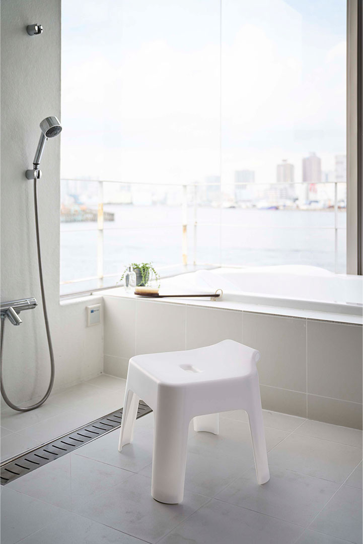 引っ掛け風呂イス タワー ホワイト