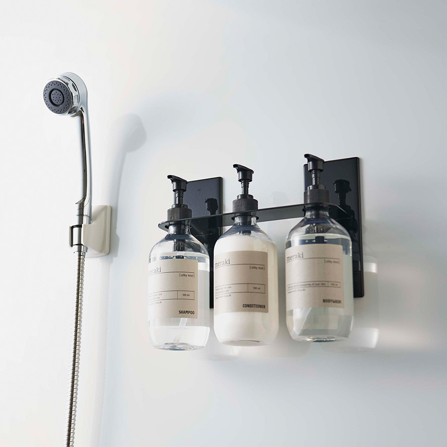 マグネットディスペンサーホルダー タワー 3連 ホワイト