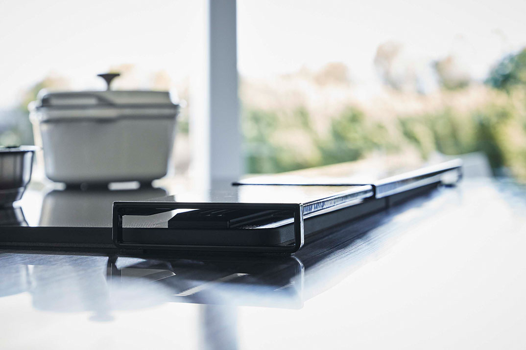 伸縮排気口カバー タワー フラットタイプ ホワイト