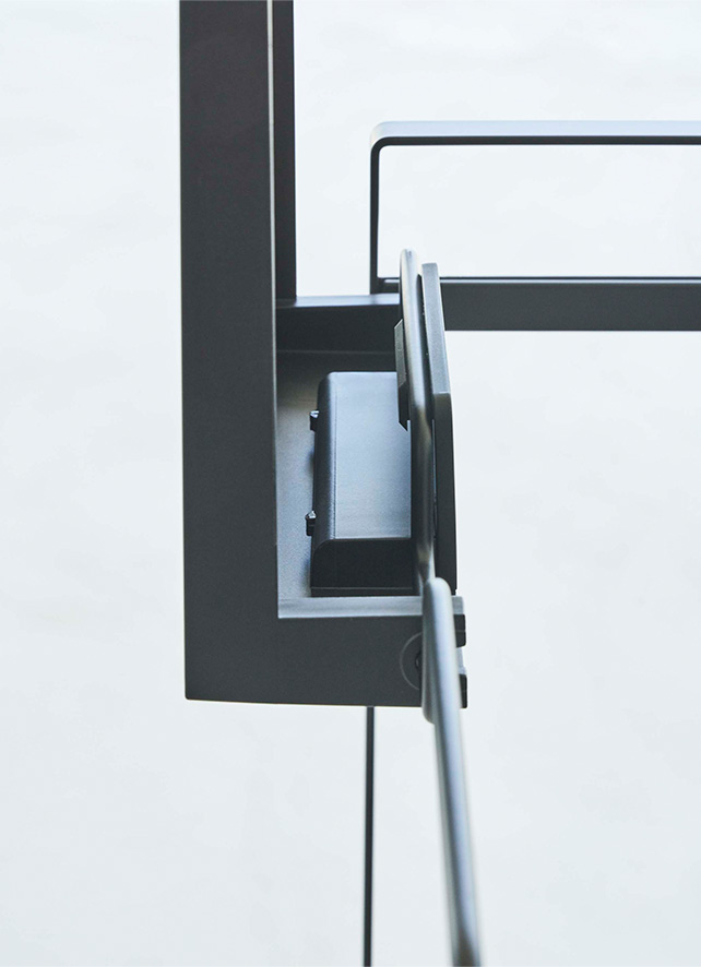 蓋付き目隠し分別ダストワゴン タワー 2分別 ホワイト