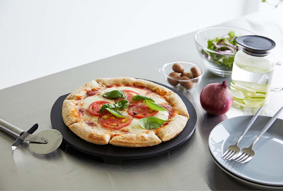 食洗機対応 マグネット抗菌まな板 タワー ラウンド ホワイト