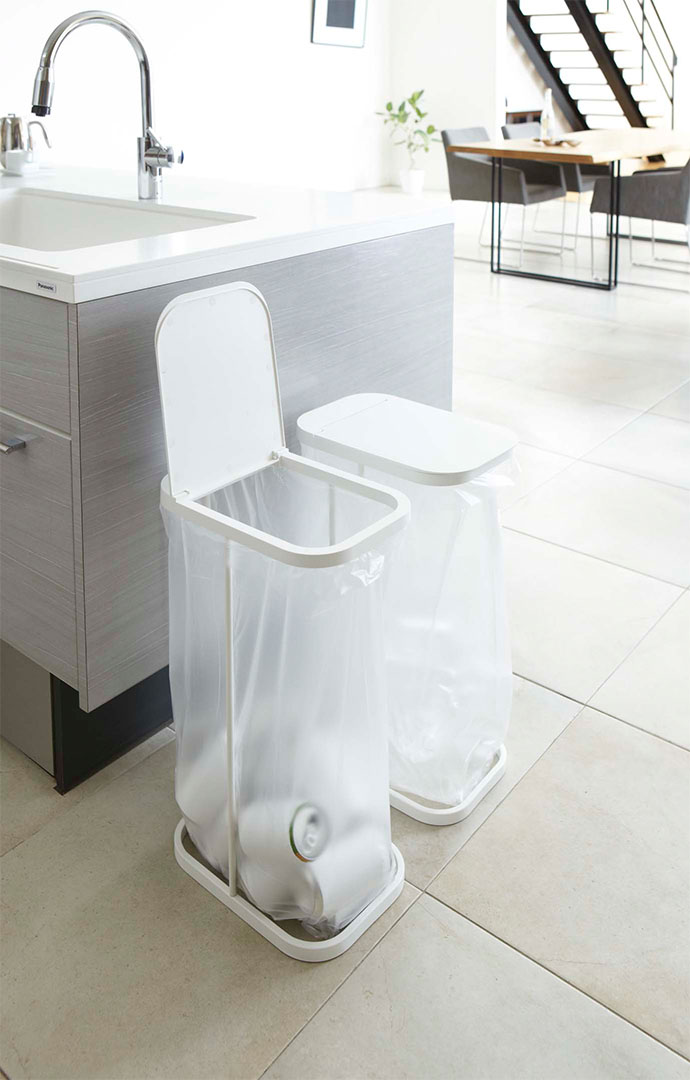 分別ゴミ袋ホルダー ルーチェ ホワイト