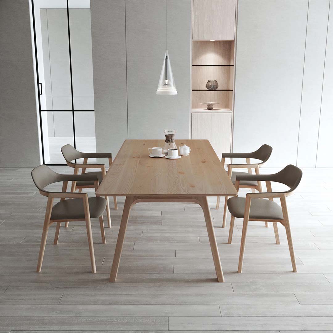 テン ダイニング(21) アームチェアーUB(座張)